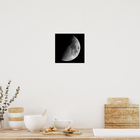 FASEN VAN HET MOON, HALF MOON. FOTO 2 VAN 5. POSTER (Keuken)