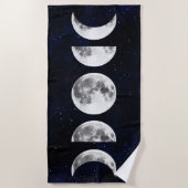 Fasen van het moonstelsel strandlaken (Voorkant)