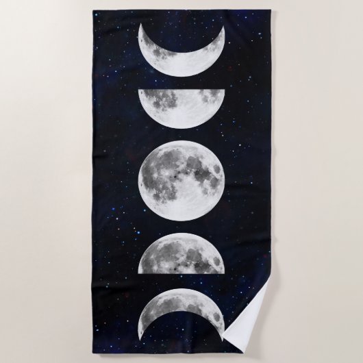 Fasen van het moonstelsel strandlaken (Voorkant)