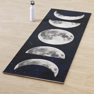Fasen van het moonstelsel yogamat
