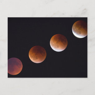 Fasen van Totale Maansverduistering   Seattle Briefkaart