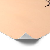 Fasen – Vrouwelijke Moon Cycle Line Art Poster (Hoek)