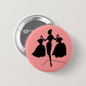 Fashiion Silhouette Ronde Button 5,7 Cm (Voorkant /achterkant)