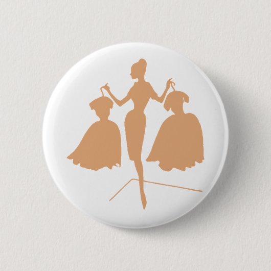 Fashiion Silhouette Ronde Button 5,7 Cm (Voorkant)