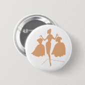 Fashiion Silhouette Ronde Button 5,7 Cm (Voorkant /achterkant)