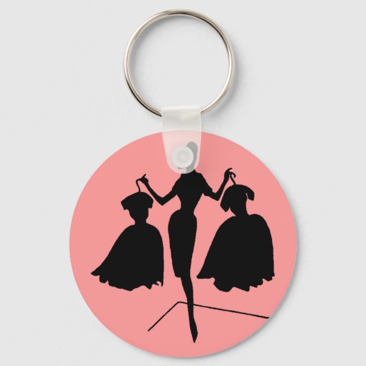 Fashiion Silhouette Sleutelhanger (Voorkant)