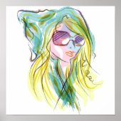 Fashiom-meisje Poster (Voorkant)