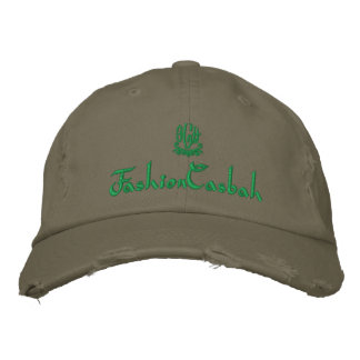Fashion Casbah Olive Green Geborduurde Pet