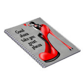 Fashion Diva in Stiletto  Notitieboek (Rechterzijde)