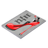 Fashion Diva in Stiletto  Notitieboek (Linkerzijde)