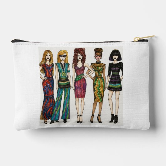 Fashion Dolls Art Pouch-Chic Accessory Bag Etui (Achterkant)