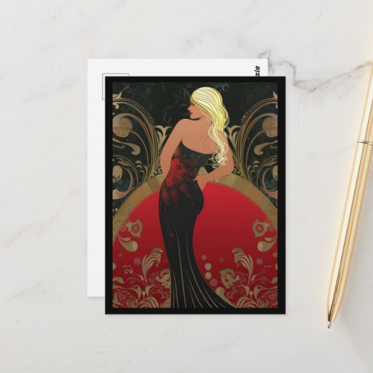 FASHION-ESQUE #4 BRIEFKAART (Voorkant / Achterkant in situ)