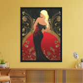 FASHION-ESQUE #4 CANVAS AFDRUK (Insitu (Woonkamer))