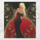 FASHION-ESQUE #4 WIJN ETIKET (Enkel label)