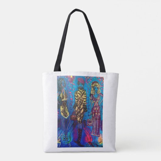 Fashion Girls Runway Tote Bag (Achterkant)