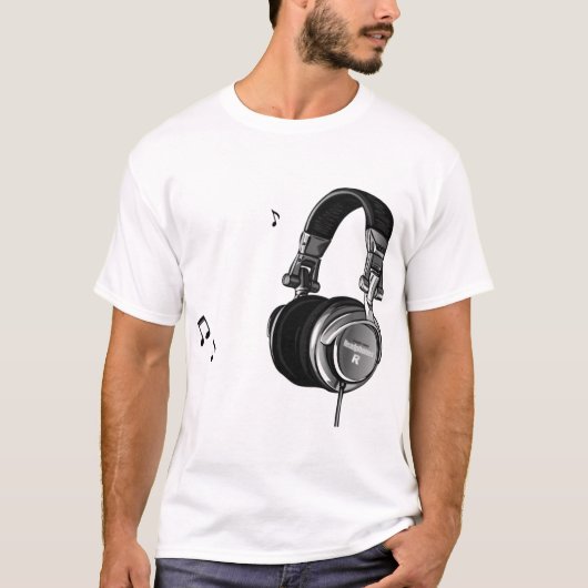 Fashion Heardphone T-shirt (Voorkant)