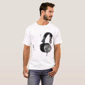 Fashion Heardphone T-shirt (Voorkant volledig)