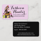 Fashion Hunter Business Card Visitekaartje (Voorkant / Achterkant)
