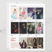 Fashion Product Promotion Flyer Template (Achterkant)