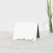 Fashion Stationary Notitiekaartje (Achterkant)