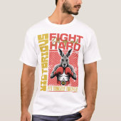 Fashion Style Kangaroo Boxing Fighter Art Design T-shirt (Voorkant)