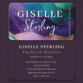 Fashion Stylist Purple Visitekaartje