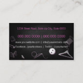 Fashion Stylist Visitekaartje (Achterkant)