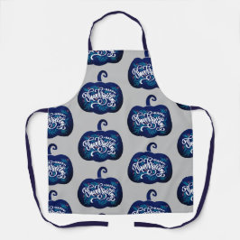 fashionabele tekst over pompoen voor Thanksgiving  Schort