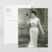 Fashionable 1900 briefkaart (Voorkant / Achterkant)