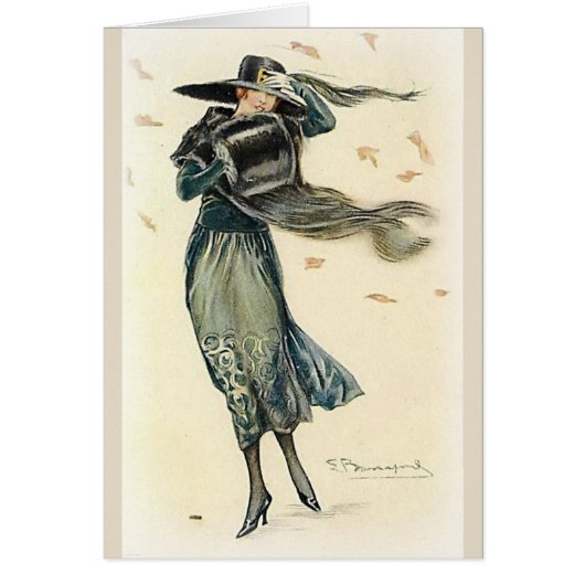  - Fashionable 1920s Lady in Black, (Voorkant)