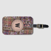 Fashionable African abstract tribal Bagagelabel (Voorkant (horizontaal))