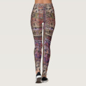 Fashionable African abstract tribal Leggings (Achterkant)