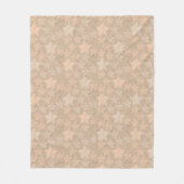 Fashionable craft background met sterren. fleece deken (Voorkant)