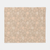Fashionable craft background met sterren. fleece deken (Voorkant (Horizontaal))
