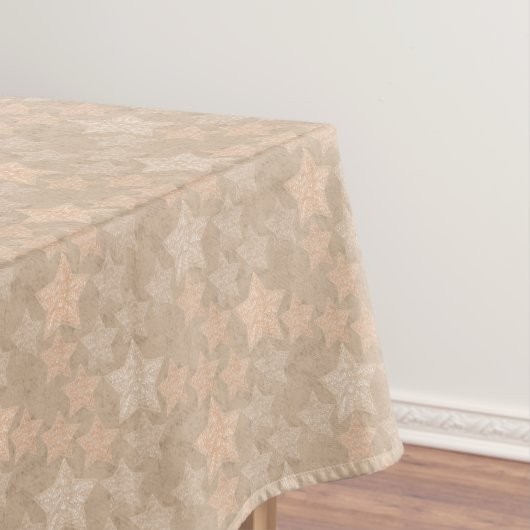 Fashionable craft background met sterren. tafelkleed (Voorbeeld)