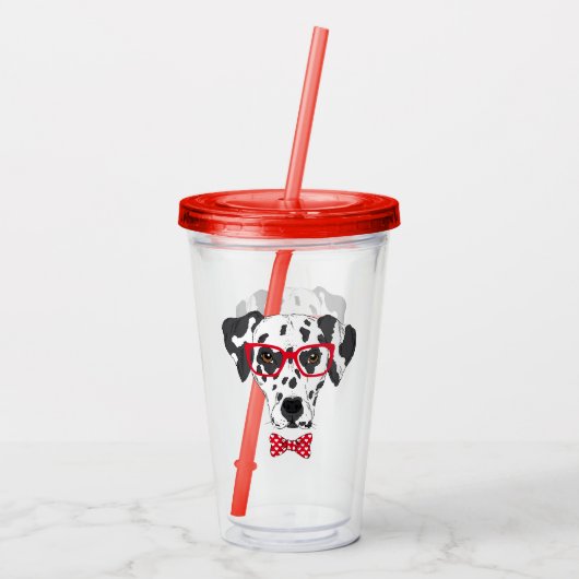 Fashionable Dalmatian Acryl Drinkbeker (Achterkant)
