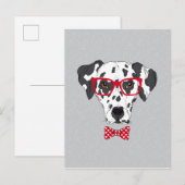 Fashionable Dalmatian Briefkaart (Voorkant / Achterkant)