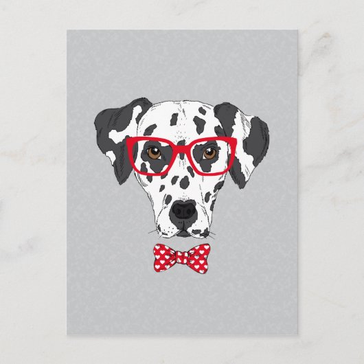 Fashionable Dalmatian Briefkaart (Voorkant)