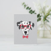 Fashionable Dalmatian Briefkaart (Staand voorkant)