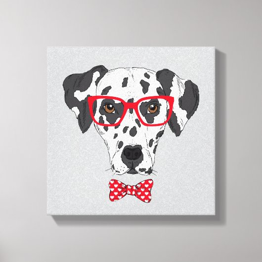 Fashionable Dalmatian Canvas Afdruk (Voorkant)