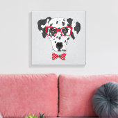 Fashionable Dalmatian Canvas Afdruk (Insitu (Woonkamer))