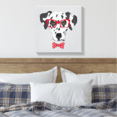 Fashionable Dalmatian Canvas Afdruk (Insitu (Slaapkamer))