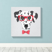Fashionable Dalmatian Canvas Afdruk (Insitu (Houten vloer))