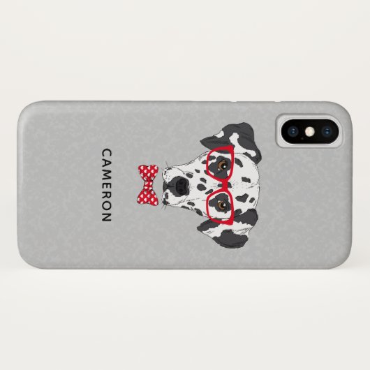 Fashionable Dalmatian | Jouw namen toevoegen Case-Mate iPhone Case (Achterkant (horizontaal))