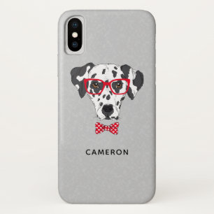 Fashionable Dalmatian   Jouw namen toevoegen Case-Mate iPhone Case