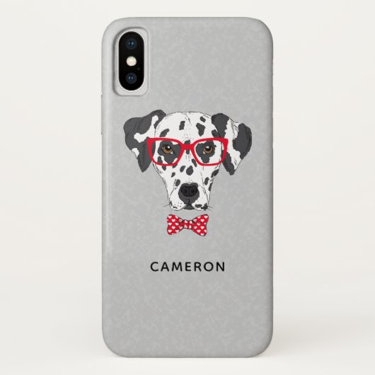 Fashionable Dalmatian | Jouw namen toevoegen Case-Mate iPhone Case (Achterkant)