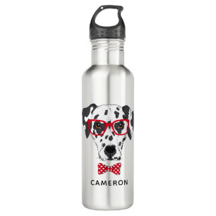 Fashionable Dalmatian Jouw namen toevoegen Waterfles