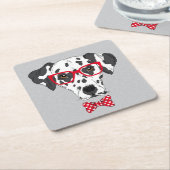 Fashionable Dalmatian Kartonnen Onderzetters (Schuin)