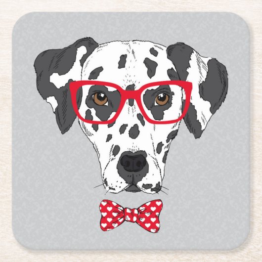 Fashionable Dalmatian Kartonnen Onderzetters (Voorkant)