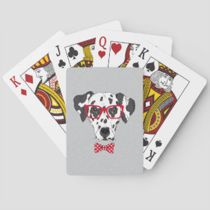 Fashionable Dalmatian Pokerkaarten